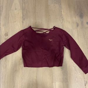 PINK Victoria’s Secret cropped Crewneck sweatshirt